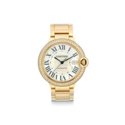 NO RESERVE - CARTIER 'BALLON BLEU' DIAMOND WRISTWATCH