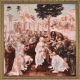 Figurative composition tapestry Other style Early 20th century - photo 1