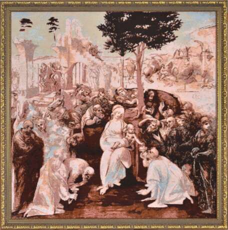 Figurative composition tapestry Other style Early 20th century - photo 1