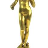 Antonin Carl&egrave;s (1851-1919) &ldquo;Youth&rdquo; Gilt Bronze Sculpture Bronze onyx Art Nouveau Late 19th century - photo 5