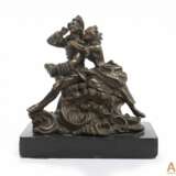 Sculpture Romantic couple Marble Rococo 19th century - photo 1