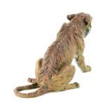 Bronze viennois peint Tigre. painting Early 20th century - Foto 4