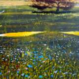 Golden lakes of Africa. Oil On Hardboard decorative Landscape painting Ukraine 2025 - photo 5
