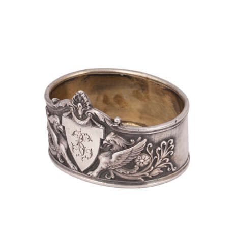 Салфеточное кольцо с символами Дома Романовых - фото 1