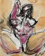 Product catalog. Ulla Martinmaki, Nude Painting, Mixed Media, 21st Century Finland