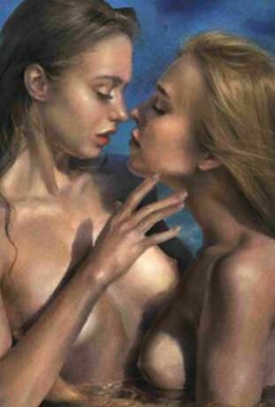 Kirillova Julia Peinture au pastel nu 21e si&egrave;cle. Papier 21th century - Foto 2
