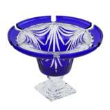 Two-tone hand-cut bowl. LORRAINE France late 20th century Crystal 20th century - photo 2
