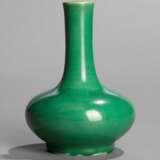 Apfelgrüne Vase mit sehr feinem Craquelé - фото 1