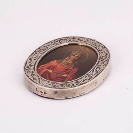 Икона «Св. Царица Елена» в серебряной раме - photo 2