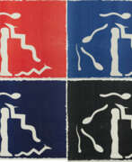 Офсетная литография. Horst Antes. Untitled