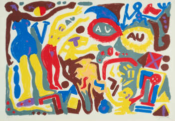 A.R. Penck. Untitled (Au Au)