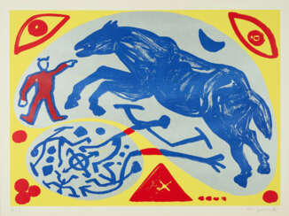 A.R. Penck. Untitled (Pferd)