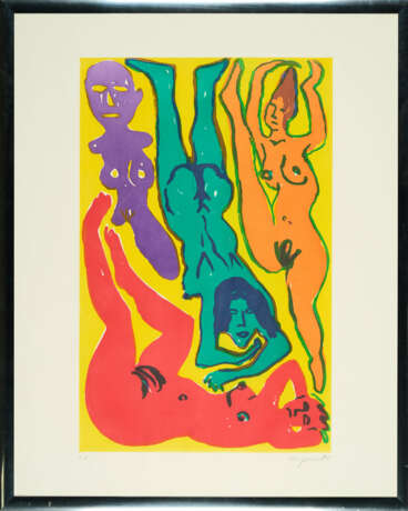 A.R. Penck. Untitled (3 Frauen) - photo 2
