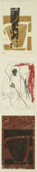 Cyrus Overbeck. Konvolut von 3 Papierarbeiten