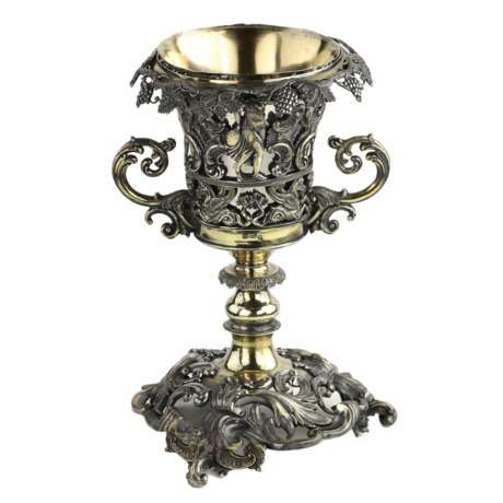 Large Russian silver cup. Ekvist Carl Gustav. St. Petersburg mid-19th century. Silver 84 Mid-19th century - photo 1