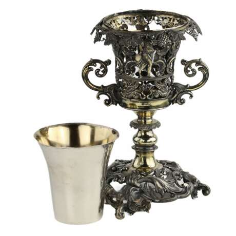 Large Russian silver cup. Ekvist Carl Gustav. St. Petersburg mid-19th century. Silver 84 Mid-19th century - photo 4