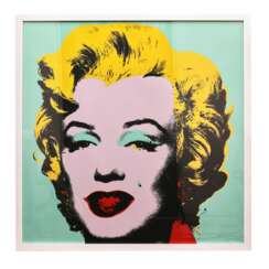 Marilyne. Impression sur papier. Andy Warhol (&Eacute;tats-Unis, 1928-1987). 