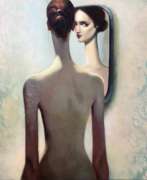Produktkatalog. Bonjour - portrait peint 