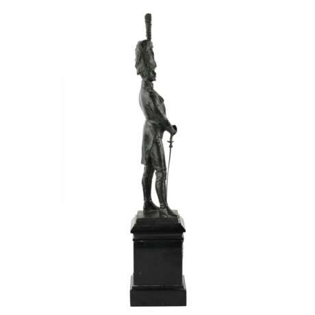 Figure en bronze d`un officier. Alfred Olson. Stone bordeaux At the turn of 19th -20th century - Foto 6