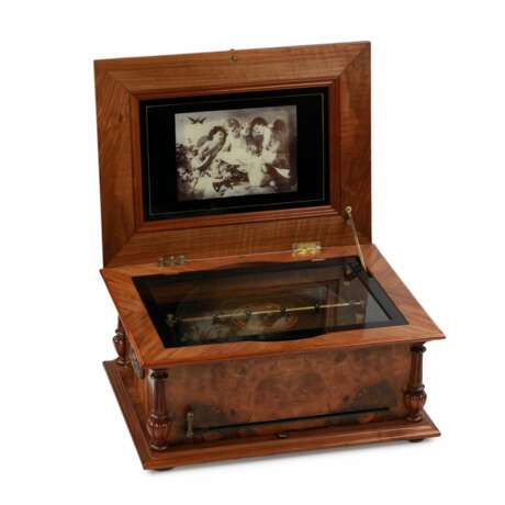 Music box. I.Ch.Detmering Hamburg. 19th century. Glass Late 19th century - photo 1