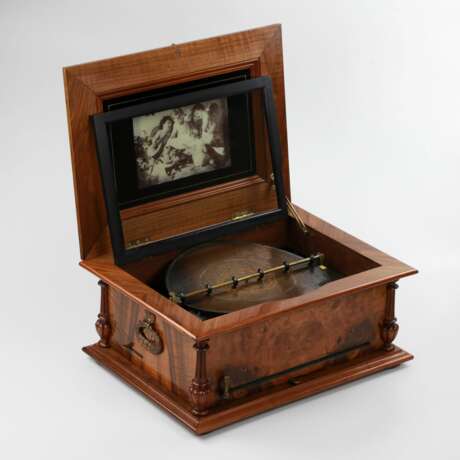 Music box. I.Ch.Detmering Hamburg. 19th century. Glass Late 19th century - photo 2