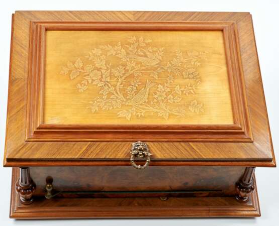 Music box. I.Ch.Detmering Hamburg. 19th century. Glass Late 19th century - photo 7