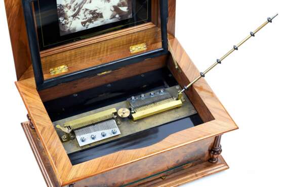 Music box. I.Ch.Detmering Hamburg. 19th century. Glass Late 19th century - photo 8