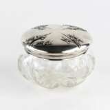 French bonbonniere with silver lid. Louis Coignet. Silver Glass Eclecticism Late 19th century - photo 2