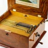 Polyphon. Disc music box walnut late 19th century. Wood metal Late 19th century - photo 6