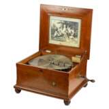 Bo&icirc;te &agrave; musique &agrave; disque Symphonion. Allemagne. Fin du 19&egrave;me si&egrave;cle. Wood metal Late 19th century - Foto 2