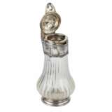 French glass jug for water in silver. Late 19th century. Silver Glass Eclecticism Late 19th century - photo 8
