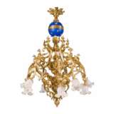 French gilded bronze chandelier Napoleon III. XIX century. Glass Empire 19th century - photo 1