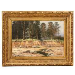 Painting Pine Forest. Kamensky Gavriil Pavlovich 1897