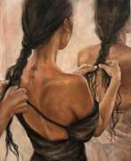 Aperçu. Meryem Tayganskaya, Peinture nue, Huile sur toile, 21e si&egrave;cle 