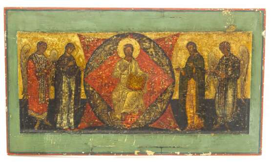 Icon of 5 saints Wood Baroque Mid-19th century - photo 4