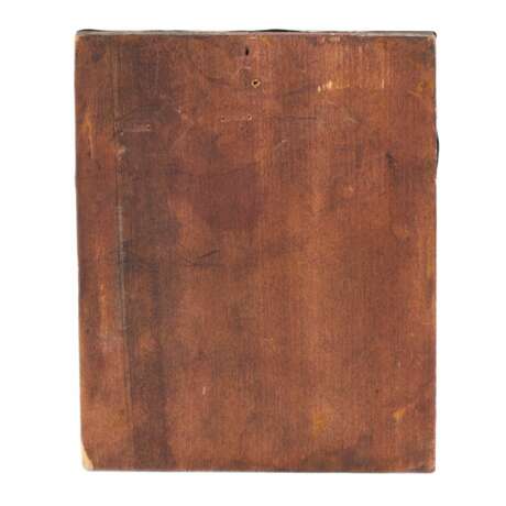 Камерная икона Вседержителя в золоченом серебряном окладе 1908-1917г. Серебро 84 Early 20th century г. - фото 4