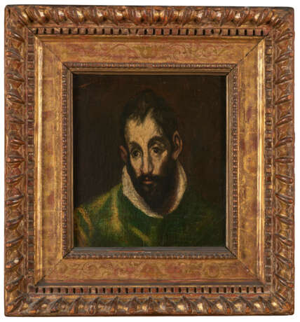 ÉCOLE ESPAGNOLE DU XVIIe SIÈCLE, ENTOURAGE DE DOMÍNIKOS THEOTOKÓPOULOS DIT LE GRECO - Foto 2