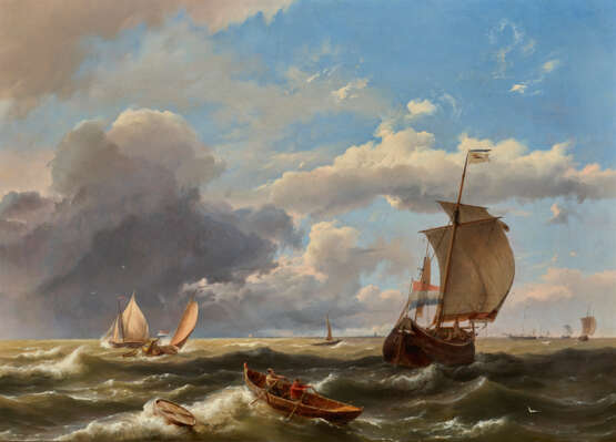 HERMANUS KOEKKOEK L'ANCIEN (MIDDELBOURG 1815-1882 HAARLEM) - фото 1