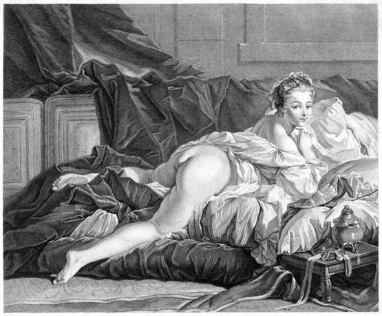 ÉCOLE FRANÇAISE DE LA FIN DU XVIIIe SIÈCLE, SUIVEUR DE FRANÇOIS BOUCHER - photo 4