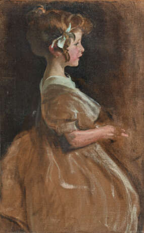 JOHN WHITE ALEXANDER (ALLEGHENY 1856-1915 NEW YORK) - Foto 1