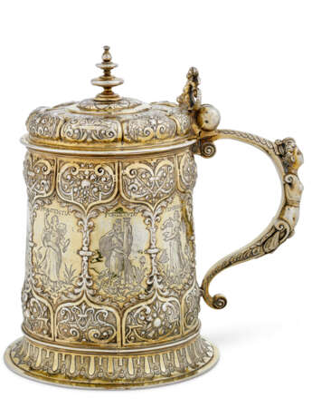 TANKARD ALLEMAND EN VERMEIL - фото 1