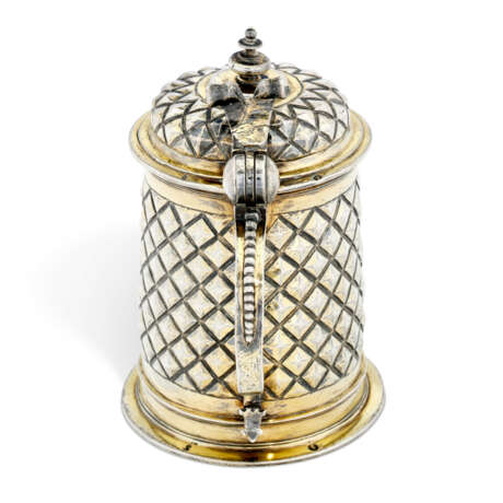 TANKARD DE FEMME ALLEMAND EN VERMEIL - Foto 2