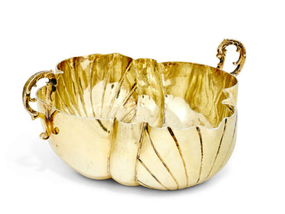 GRANDE COUPE À FRIANDISES ALLEMANDE EN VERMEIL - photo 1