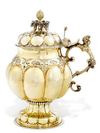 TANKARD ALLEMAND EN VERMEIL - photo 1