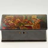 Antique Russian Box Scene from a Russian boyar life painting Romanticism At the turn of 19th -20th century - photo 2
