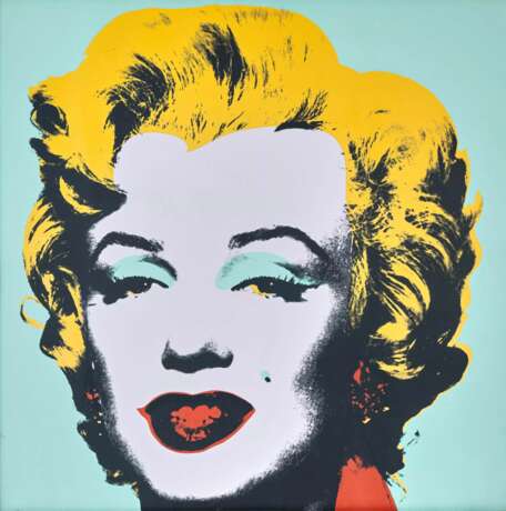 Marilyne. Impression sur papier. Andy Warhol (&Eacute;tats-Unis 1928-1987). Papier 20th century - Foto 2