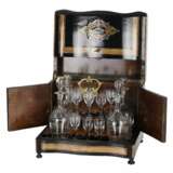 Liqueur Bar (Cave &agrave; liqueur) Marquetry Napoleon III Late 19th century - photo 1
