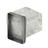 Russian crystal box with a silver lid. St. Petersburg. 1837. Silver 19th century - photo 4