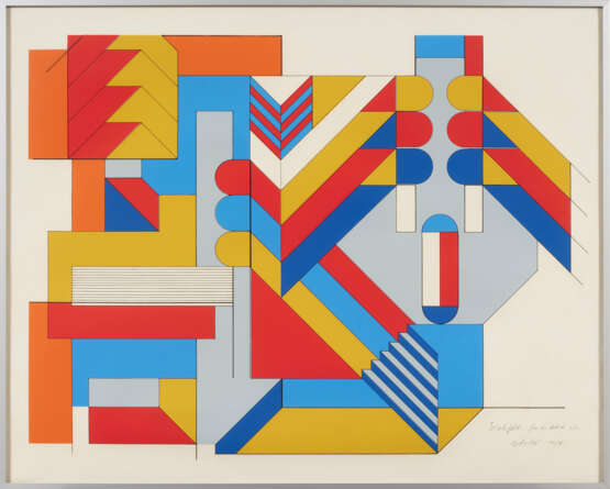 Otto Herbert Hajek. Konvolut von 2 Druckgrafiken - Foto 1
