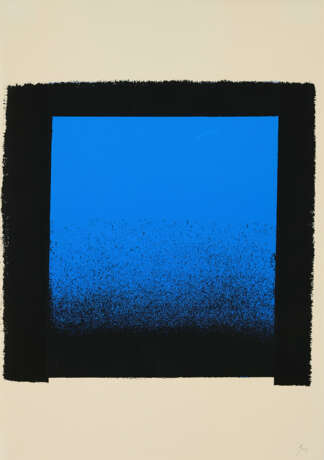 Rupprecht Geiger. blau-schwarz - photo 1